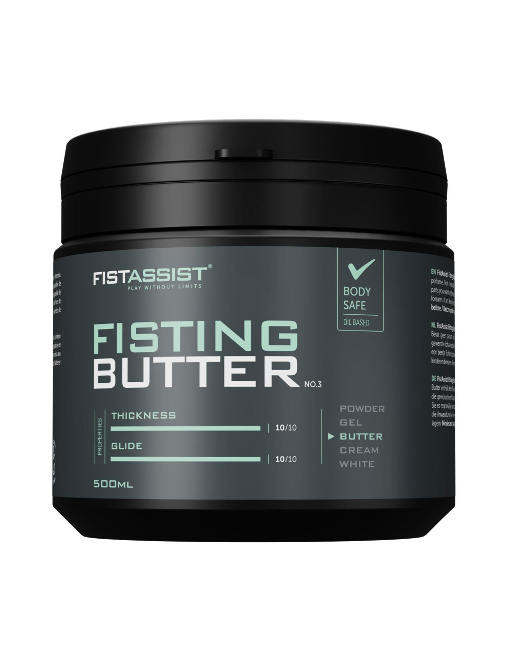 Cobeco Fist Assist Fisting Butter - Masło do fistingów 500ml