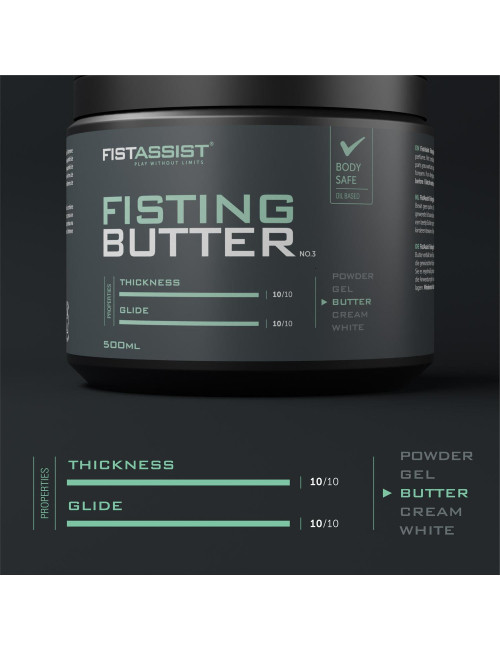 Cobeco Fist Assist Fisting Butter - Masło do fistingów 500ml