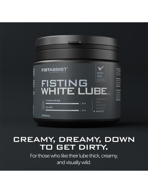 Fist Assist Fisting White Lube 500ml