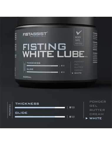 Fist Assist Fisting White Lube 500ml