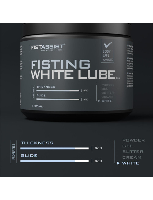 Fist Assist Fisting White Lube 500ml