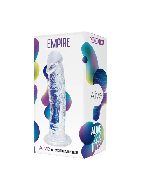 Alive Empire Jelly Clear Przeźroczyste Dildo