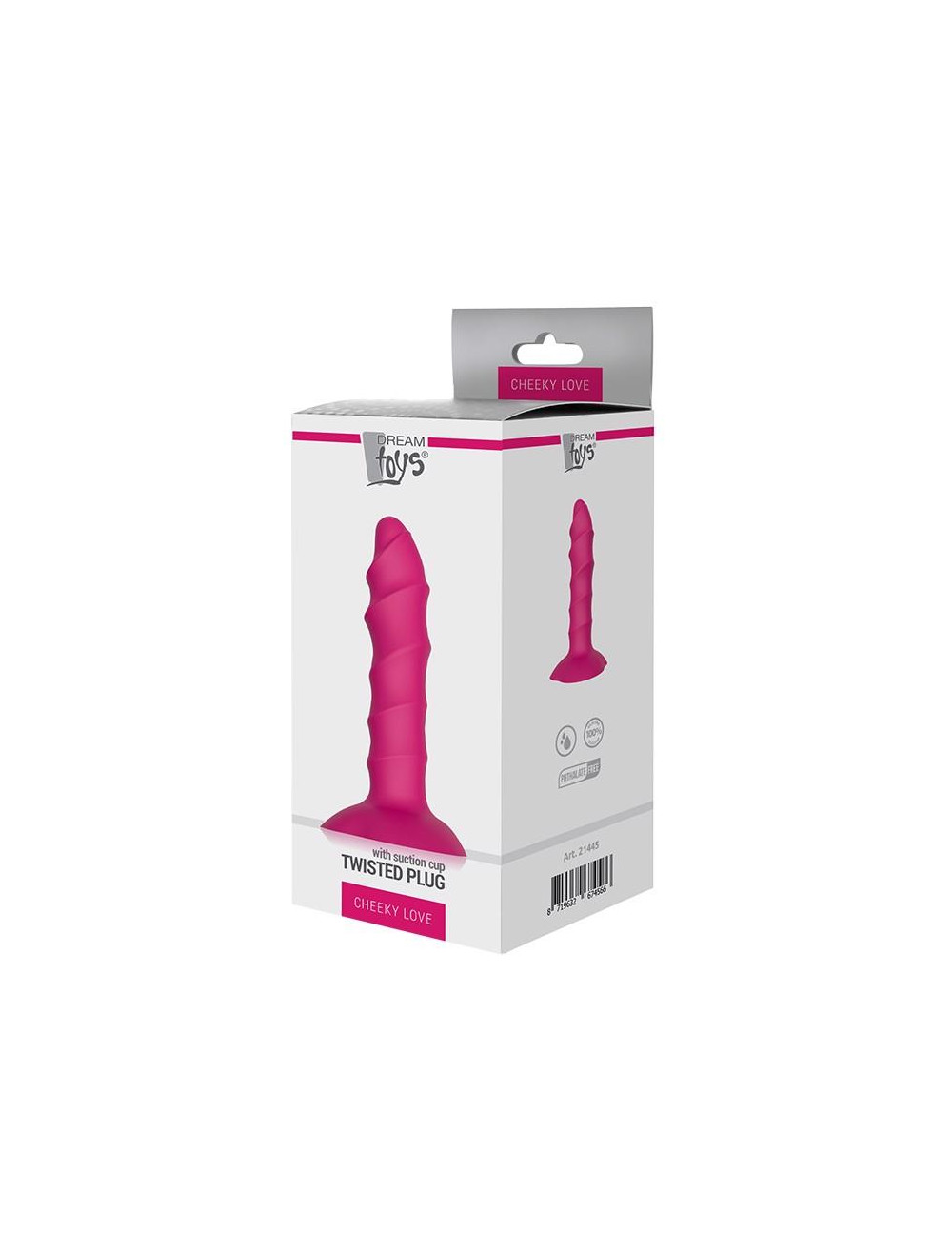 Dream Toys Cheeky Love Twisted Plug z Przyssawką