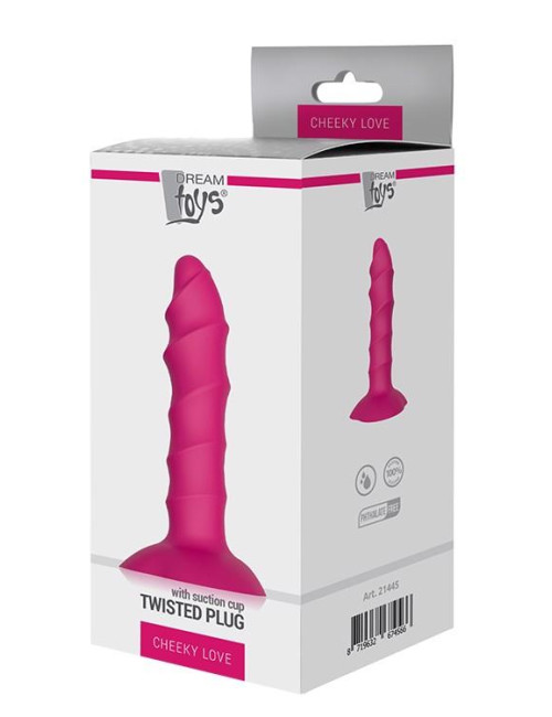 Dream Toys Cheeky Love Twisted Plug z Przyssawką