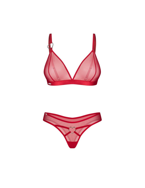 Obsessive Crimessa 2-częściowy komplet bielizny S/M