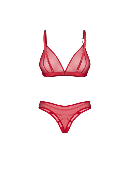 Obsessive Crimessa 2-częściowy komplet bielizny S/M