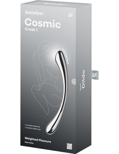 Cosmic Crest 1 Podwójny Dildo ze Stali - Zabawki Intymne