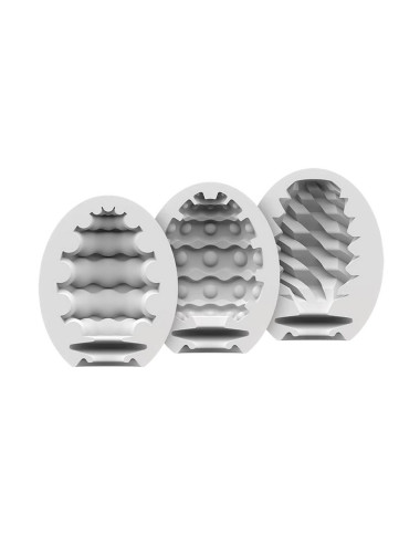 Masturbator Egg 3er Set Riffle,Bubble,Fierce