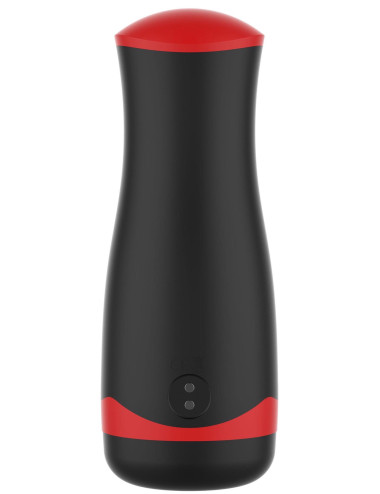 Masturbator Vibrating&Squeeze Black