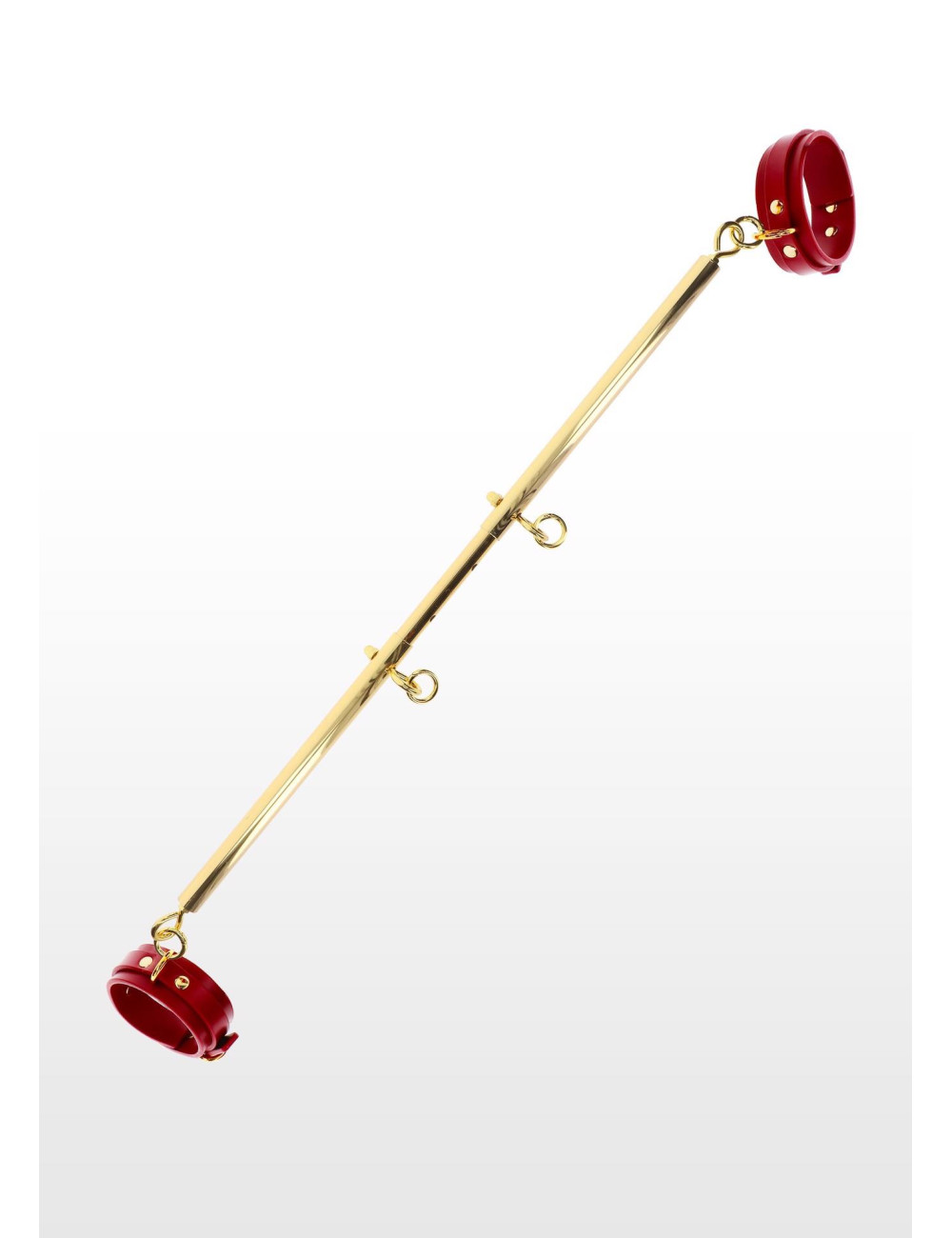 Spreader Bar with Ankle Cuffs Red