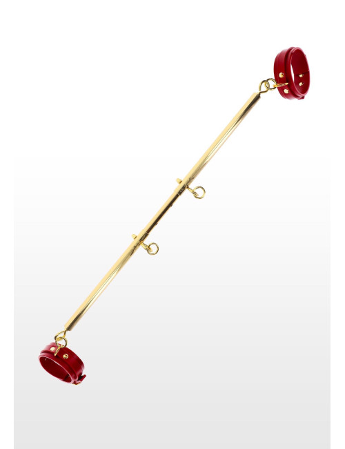 Spreader Bar with Ankle Cuffs Red