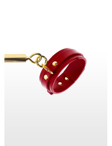 Spreader Bar with Ankle Cuffs Red