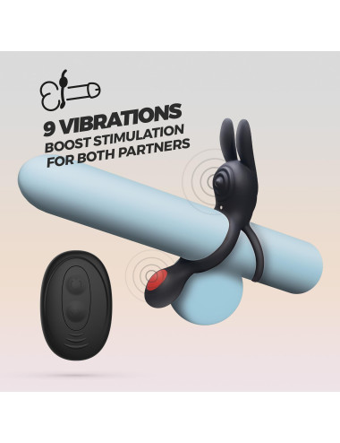 CRUSHIOUS DINGO DOUBLE VIBRATING RING WITH REMOTE CONTROL