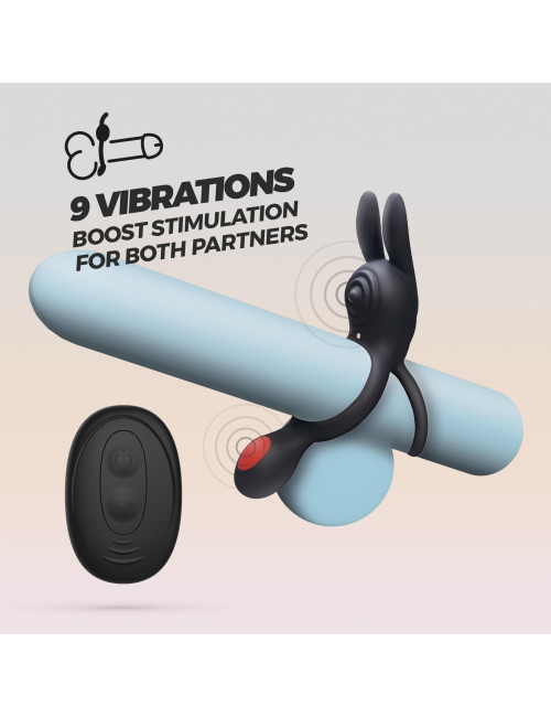 CRUSHIOUS DINGO DOUBLE VIBRATING RING WITH REMOTE CONTROL