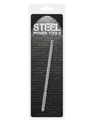 Dip Stick Ribbed 10 mm Silver