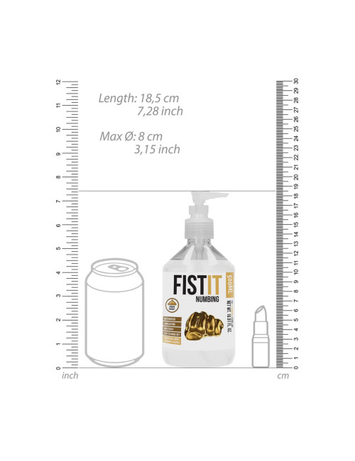 Fist It Numbing Lubricant - Znieczulający żel intymny 500 ml