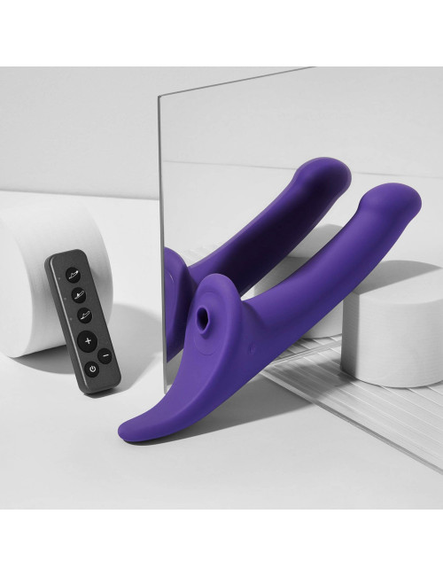 MULTI ORGASM DILDO - L - PURPLE TR