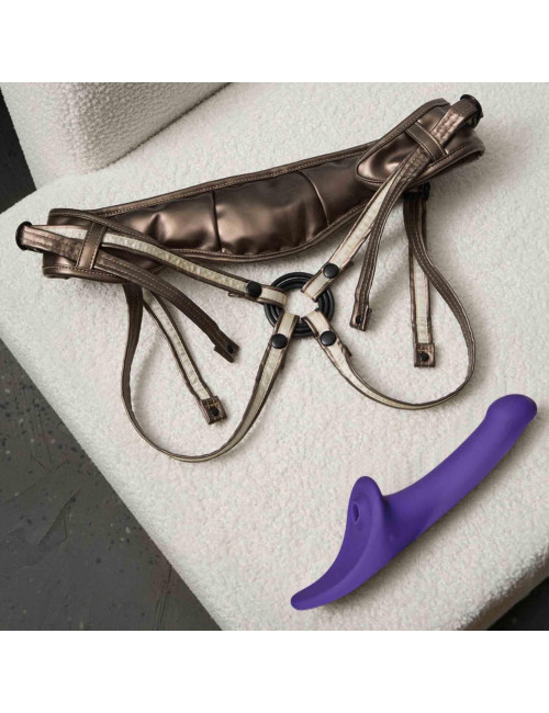 MULTI ORGASM DILDO - L - PURPLE TR