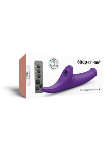 MULTI ORGASM DILDO - L - PURPLE TR