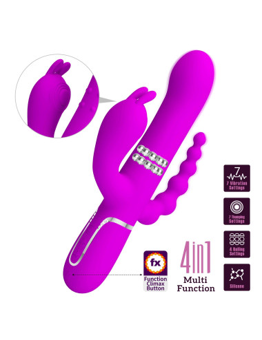 PRETTY LOVE - Cammy Purple, Twinkled Tenderness, 7 thumping functions 7 vibration functions 4 rolling functions