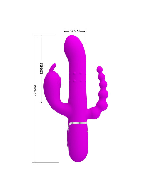 Pretty Love Cammy Purple - fioletowy masażer wielofunkcyjny