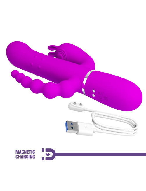 Pretty Love Cammy Purple - fioletowy masażer wielofunkcyjny