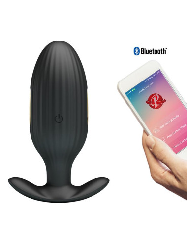 Pretty Love Jefferson Black - czarny masażer USB z 12 funkcjami