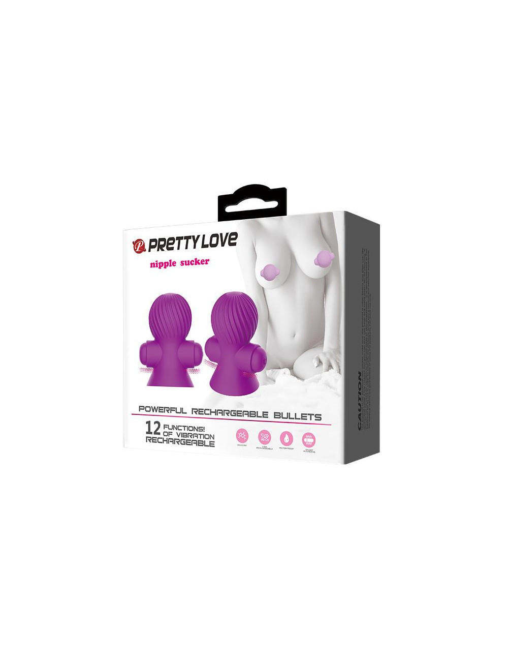 PRETTY LOVE - Nipple Sucker 12 function