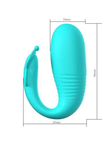 PRETTY LOVE - Remi, 10 vibration functions, Silicone