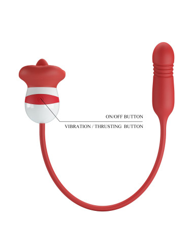 PRETTY LOVE - Ashlynn, 5 vibration functions 5 thrusting settings 5 licking settings