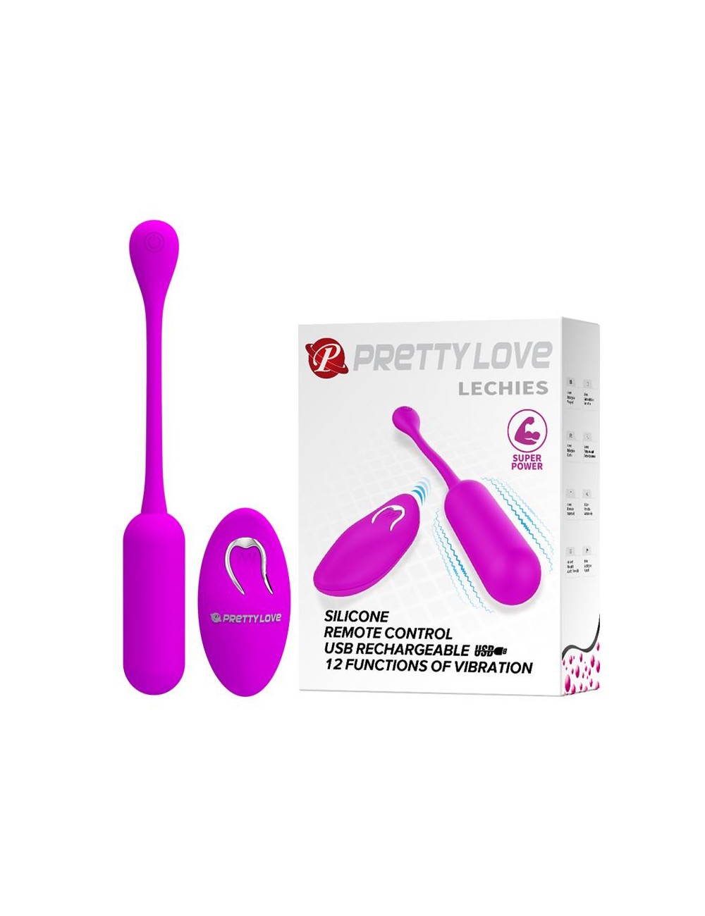 PRETTY LOVE -LECHIES, 12 vibration functions Wireless remote control