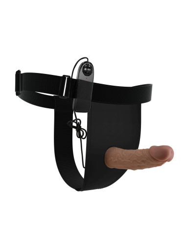 PRETTY LOVE - HARNESS BRIEFS- Draven Strap-On 6,8'' Dildo vibration
