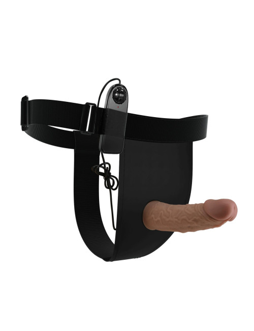 PRETTY LOVE - HARNESS BRIEFS- Draven Strap-On 6,8'' Dildo vibration