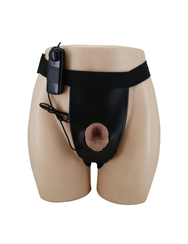 PRETTY LOVE - HARNESS BRIEFS- Draven Strap-On 6,8'' Dildo vibration