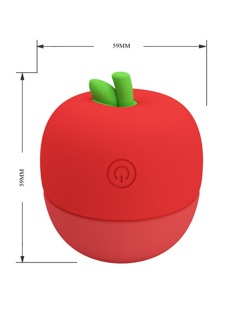 Pretty Love Apple Secret - stymulator z 12 funkcjami języczka