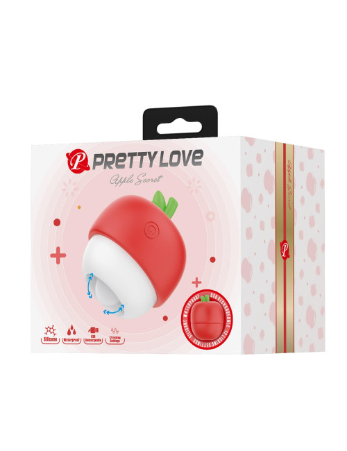 Pretty Love Apple Secret - stymulator z 12 funkcjami języczka