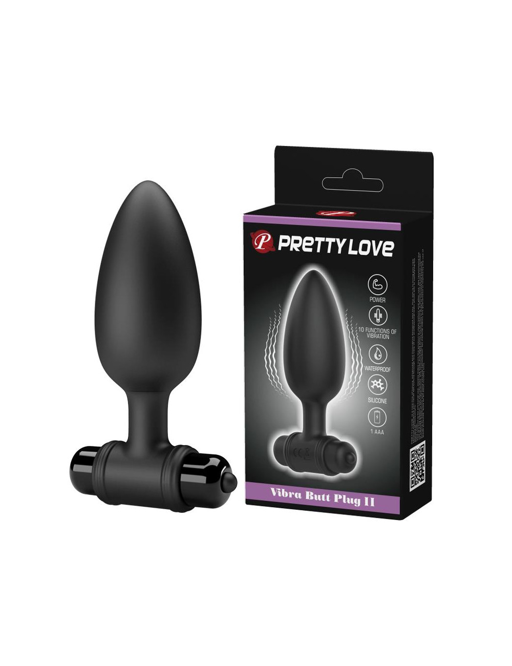 PRETTY LOVE -VIBRA BUTT PLUG II