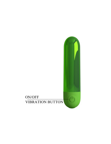 Pretty Love Kiwi - Rechargeable Bullet Vibrator - Green