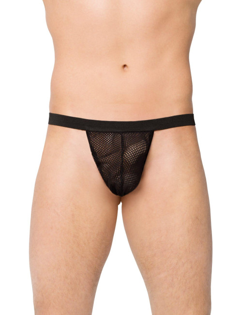 Czarne Stringi SoftLine 4402 S/L