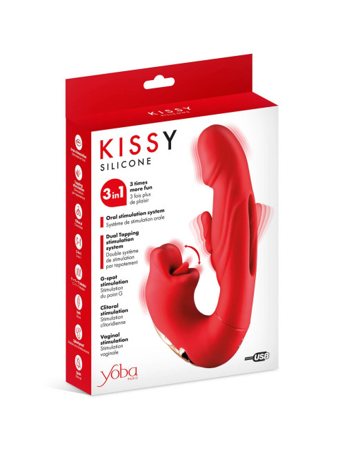 Kissy 3-in-1 Rabbit Vibrator
