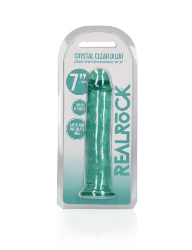 Straight Realistic Dildo with Suction Cup - 7'' / 18