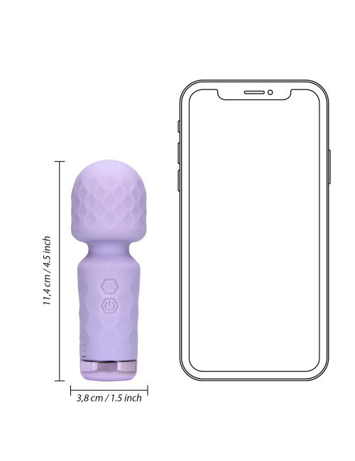 Loveline Mini Wibrator Różdżka Fioletowa