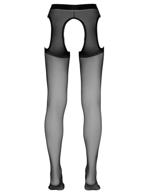 Cottelli LEGWEAR Czarne Rajstopy Sex Tights S/M