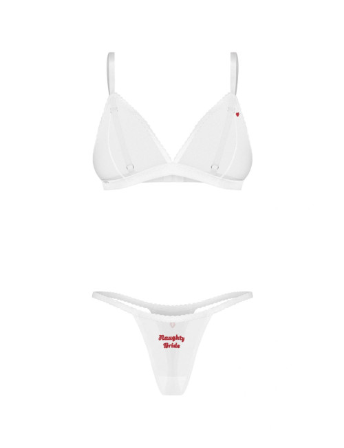 Obsessive Weddya Bride Komplet 3-częściowy S/M