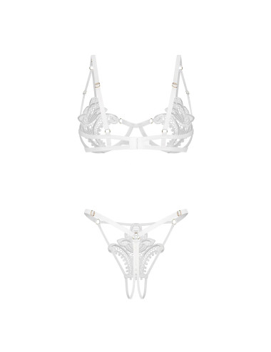 Luise Sublim White komplet 2-częściowy otwarty L/XL