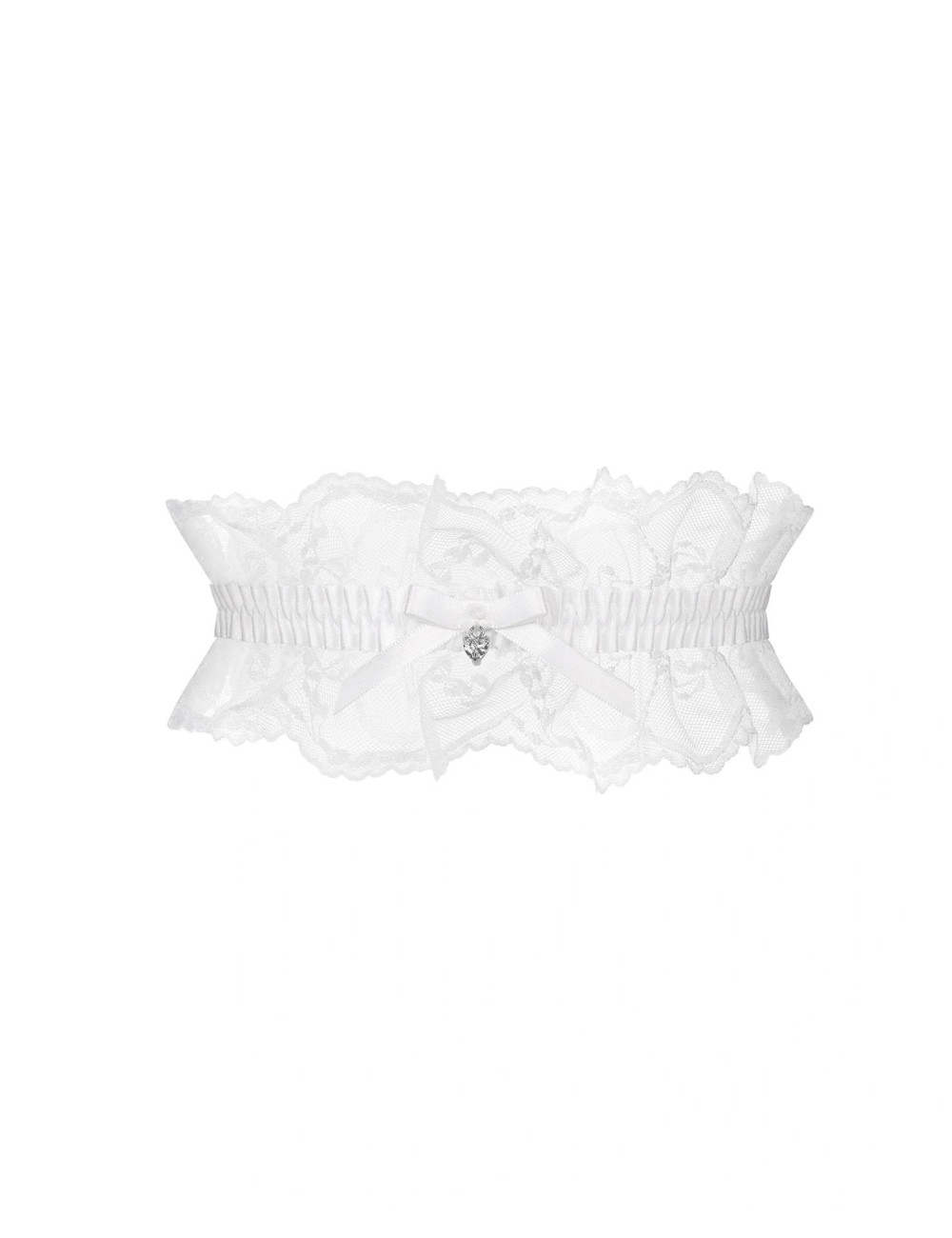 Obsessive Weddya Elegancka Podwiązka Ślubna One Size