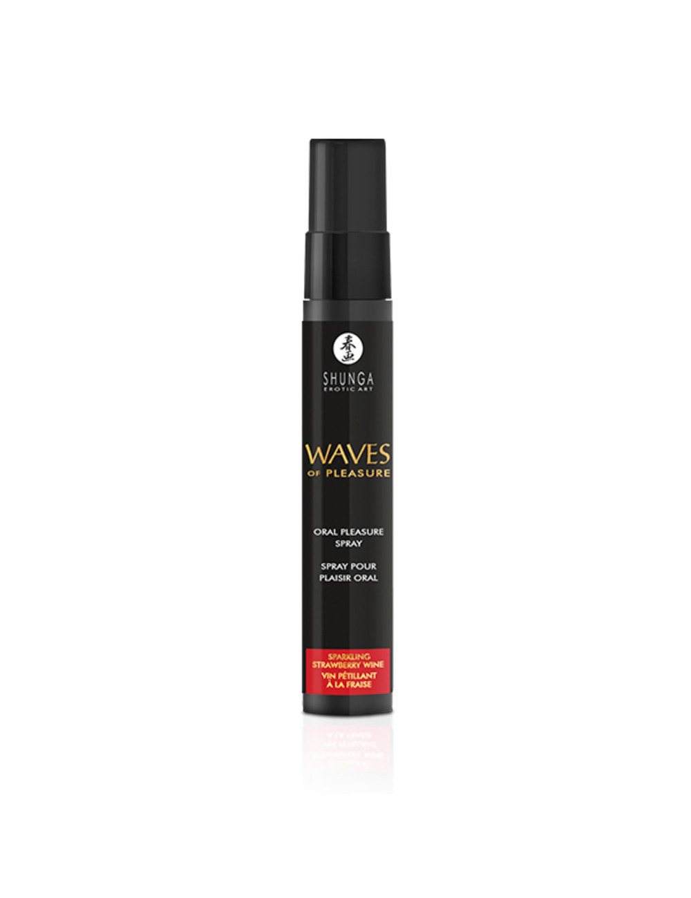 Shunga Waves Pleasure Spray Strawberry - Spray stymulujący o smaku truskawkowym
