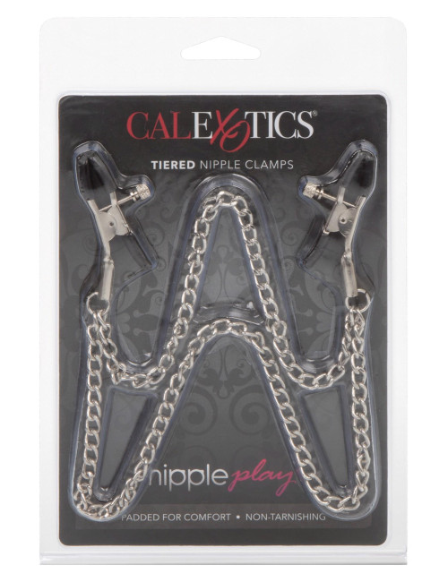 Calexotics Tiered Nipple Clamps Metal - Zaciski do sutków