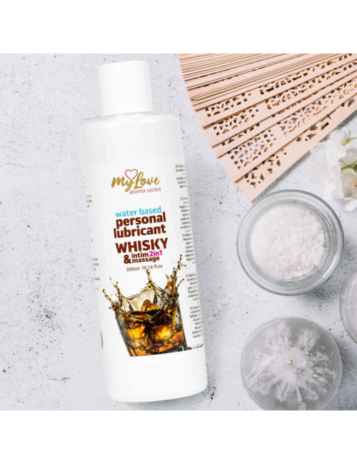 MyLove Aroma 2w1 Żel do masażu i miejsc intymnych Whisky 300ml