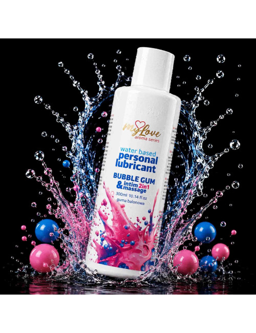 MyLove Aroma Series Żel do higieny intymnej i masażu Guma Balonowa 300 ml